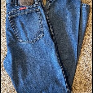 Wrangler Jeans, 34x32, regular fit, denim, 100% cotton